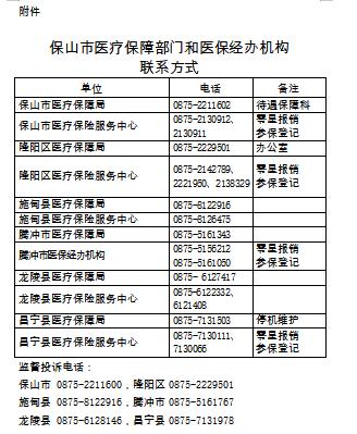 2021年保山医疗保险情况?(云南保山医疗条件怎么样)