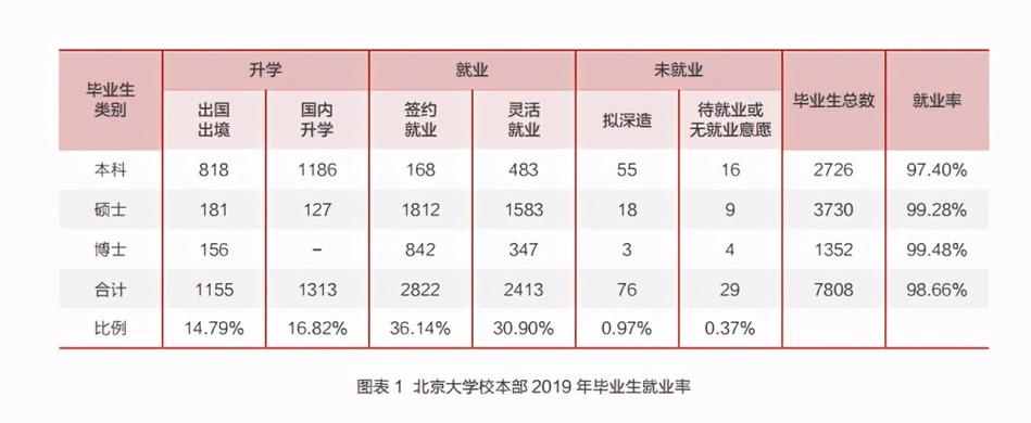 北大毕业生就业去向？（北京上的大学就业怎么样）